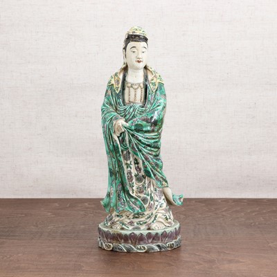 Lot 115 - A Chinese famile verte figure