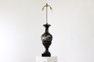 Lot 255 - An Ashford black marble urn
