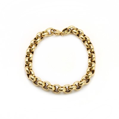 Lot 60 - An Italian gold belcher bracelet