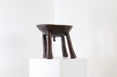 Lot 367 - A Usoga hardwood stool