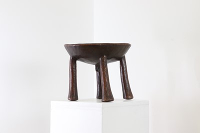 Lot 367 - A Usoga hardwood stool