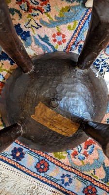 Lot 367 - A Usoga hardwood stool
