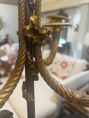 Lot 70 - A pair of French Empire bronze and marble candelabra attributed to François Rémond (c.1747-1812)