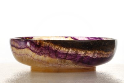 Lot 199 - A Derbyshire Blue John bowl