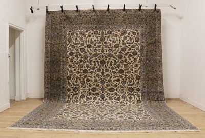 Lot 362 - A Kashan carpet