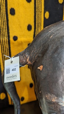 Lot 402 - A leather panther