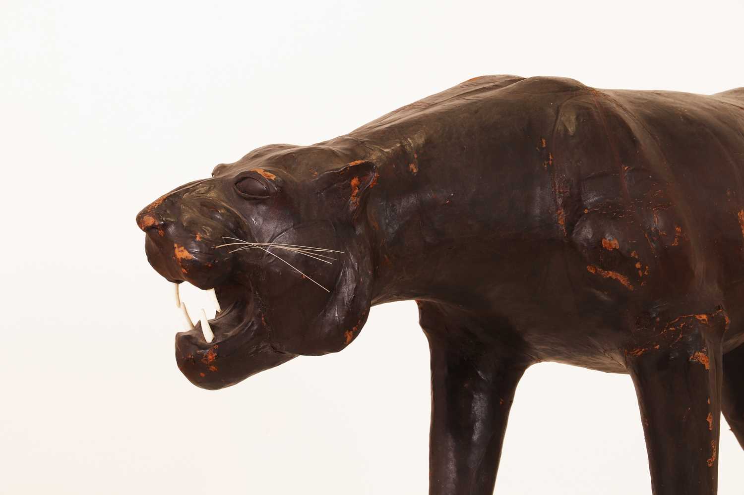 Lot 402 - A leather panther