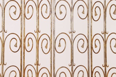 Lot 405 - A wrought metal screen