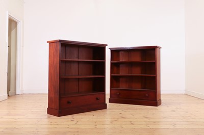 Lot 333 - A pair of Victorian mahogany bookcases