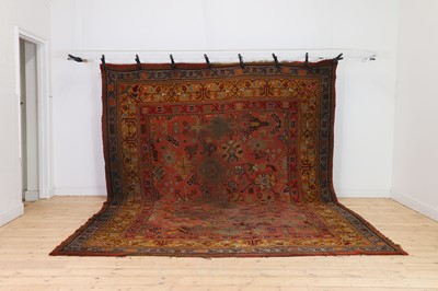 Lot 606 - A Donegal wool carpet