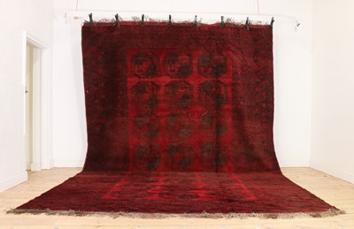Lot 373 - A Bokhara wool carpet