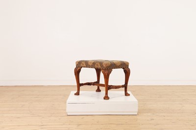 Lot 325 - A George I-style walnut stool