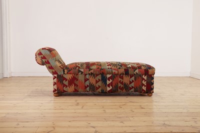 Lot 158 - A kilim-upholstered Ottoman daybed