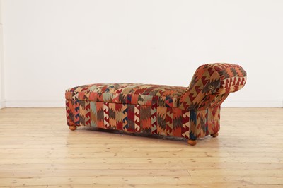 Lot 158 - A kilim-upholstered Ottoman daybed