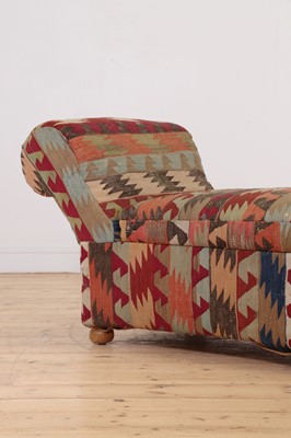 Lot 158 - A kilim-upholstered Ottoman daybed