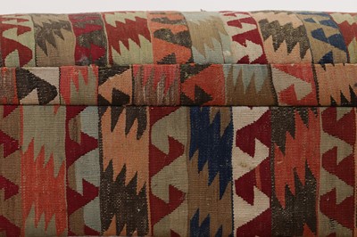 Lot 158 - A kilim-upholstered Ottoman daybed