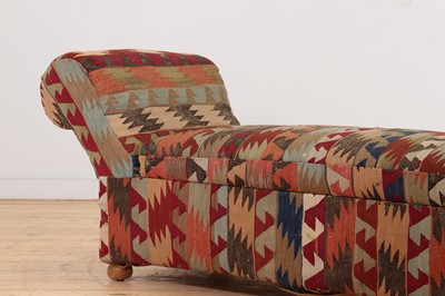 Lot 158 - A kilim-upholstered Ottoman daybed