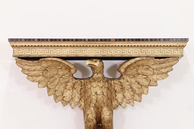 Lot 340 - A George II-style giltwood, composite and coromandel console table