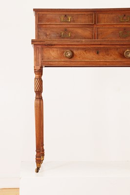 Lot 150 - A George III mahogany writing desk