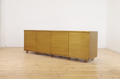 Lot 77 - A brass 'Portobello' cabinet by Julian Chichester