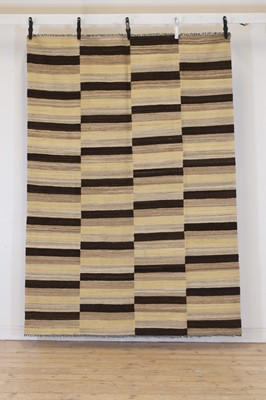 Lot 209 - A modernist Persian kilim rug