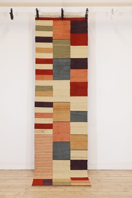 Lot 457 - A modernist kilim runner