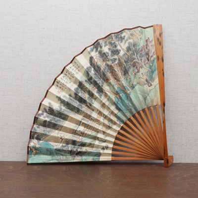 Lot 265 - A Chinese folding fan