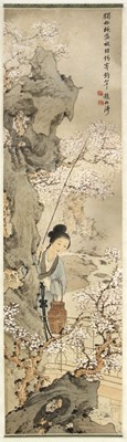 Lot 161 - A Chinese hanging scroll