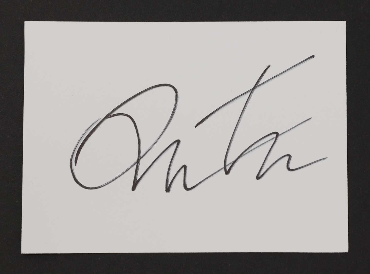 Lot 217 - Quentin Tarantino autograph