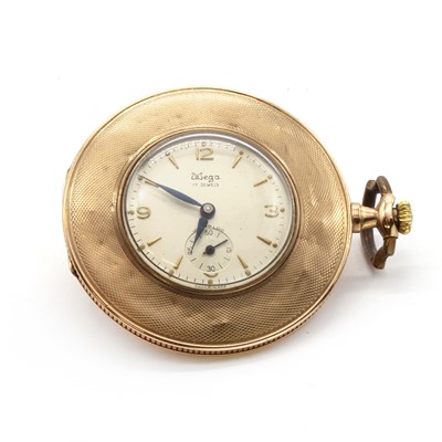 Lot 286 - A 9ct gold open faced pocket watch