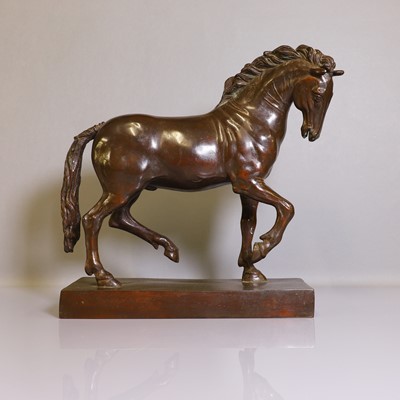 Lot 75 - A figure of a horse