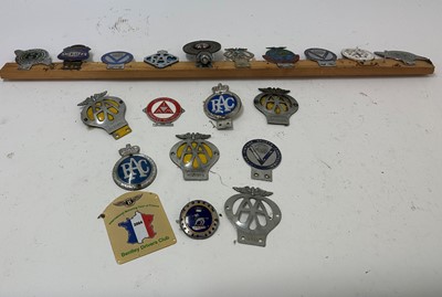 Lot 24 - Various enamel motoring badges