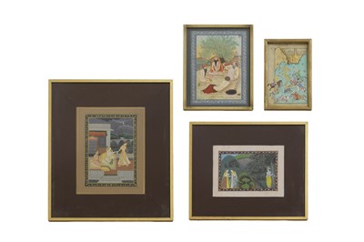 Lot 249 - An assembled collection of Mughal Indian paintings