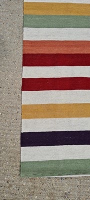 Lot 442 - A contemporary Modernist kilim carpet