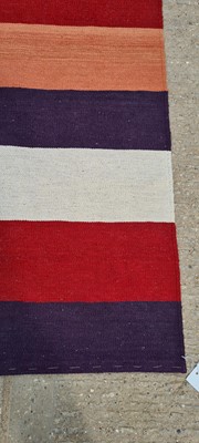 Lot 442 - A contemporary Modernist kilim carpet