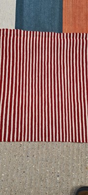 Lot 442 - A contemporary Modernist kilim carpet