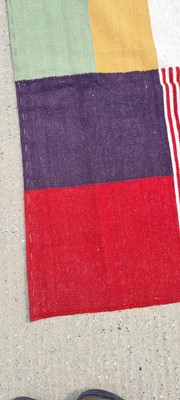 Lot 442 - A contemporary Modernist kilim carpet