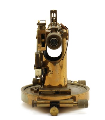 Lot 180 - A brass military theodolite