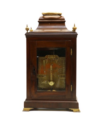Lot 150 - A George III mahogany bracket clock, John Gent, London