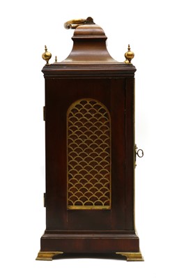 Lot 150 - A George III mahogany bracket clock, John Gent, London