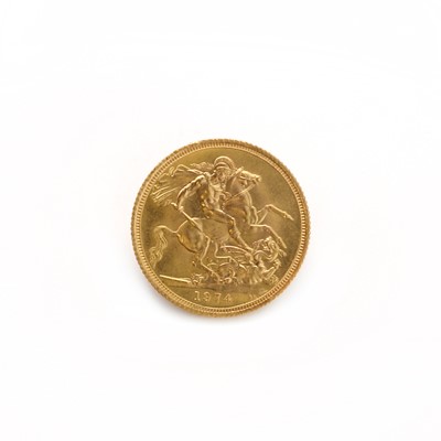 Lot 279 - A gold full sovereign