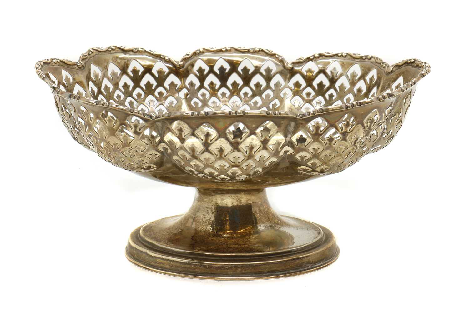 Lot 56 A Silver Pedestal Bowl