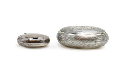 Lot 87 - A French silver snuff box