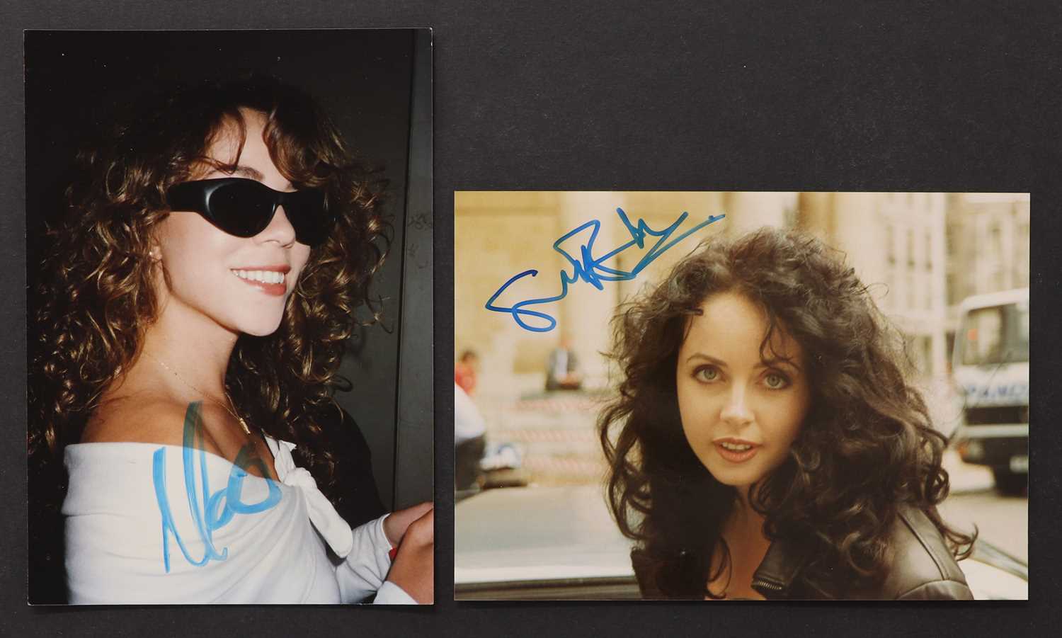 Lot 466 - AUTOGRAPHED UNIQUE PHOTOS (Female musicians)