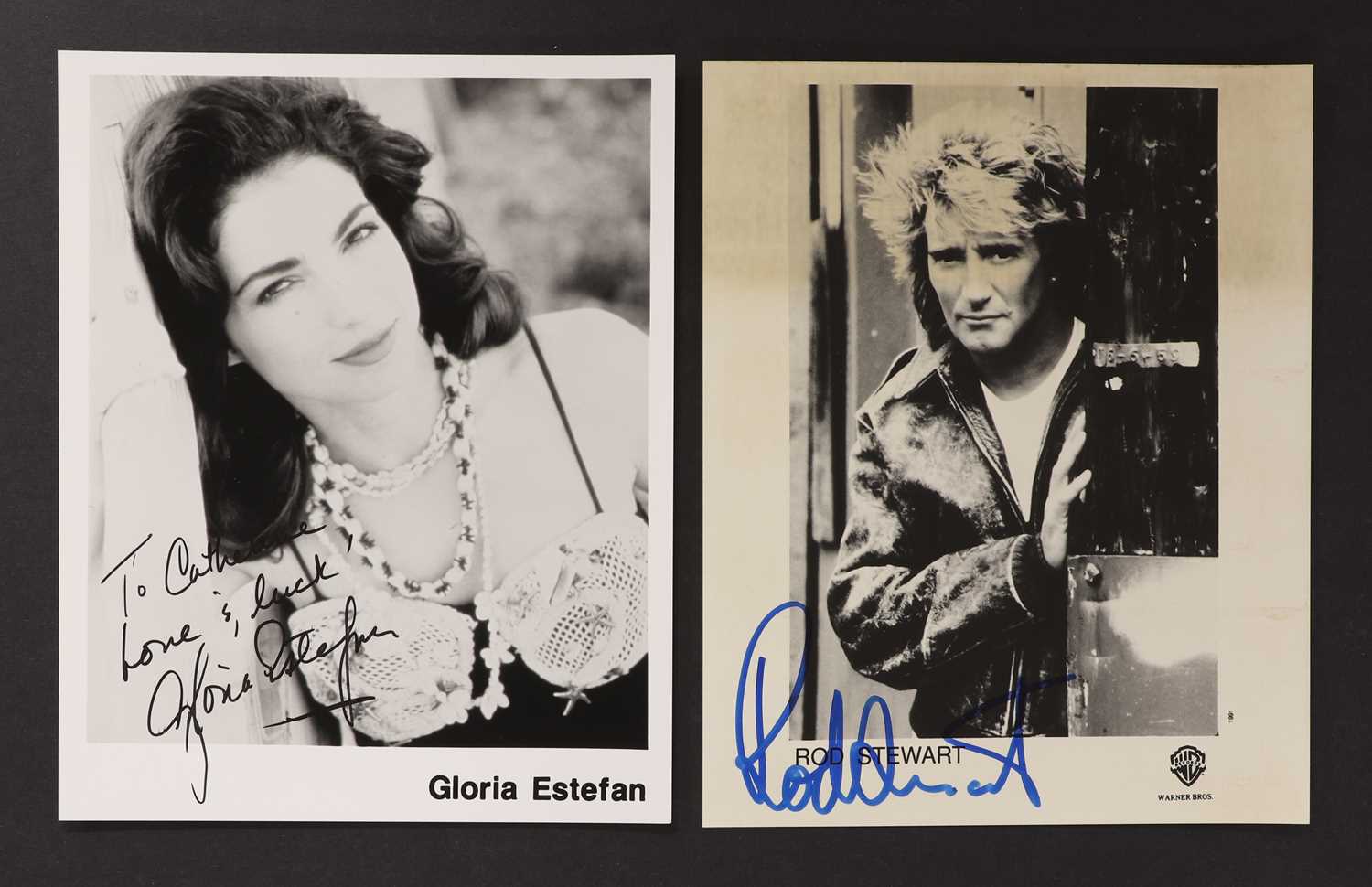Lot 429 - AUTOGRAPH PHOTOS & FLYERS (MUSIC)