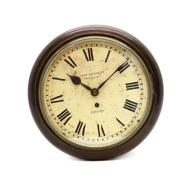 Lot 209 - A Victorian fusee wall clock