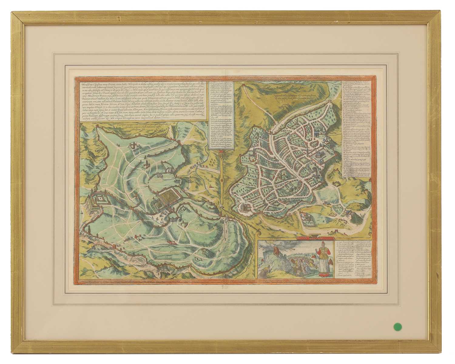 Lot 50 - Early Plan of JERUSALEM