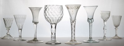 Lot 184 - A group of drinking glasses