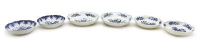 Lot 128 - A group of Worcester porcelain cress dishes