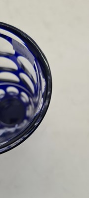 Lot 238 - A Bohemian cased glass vase